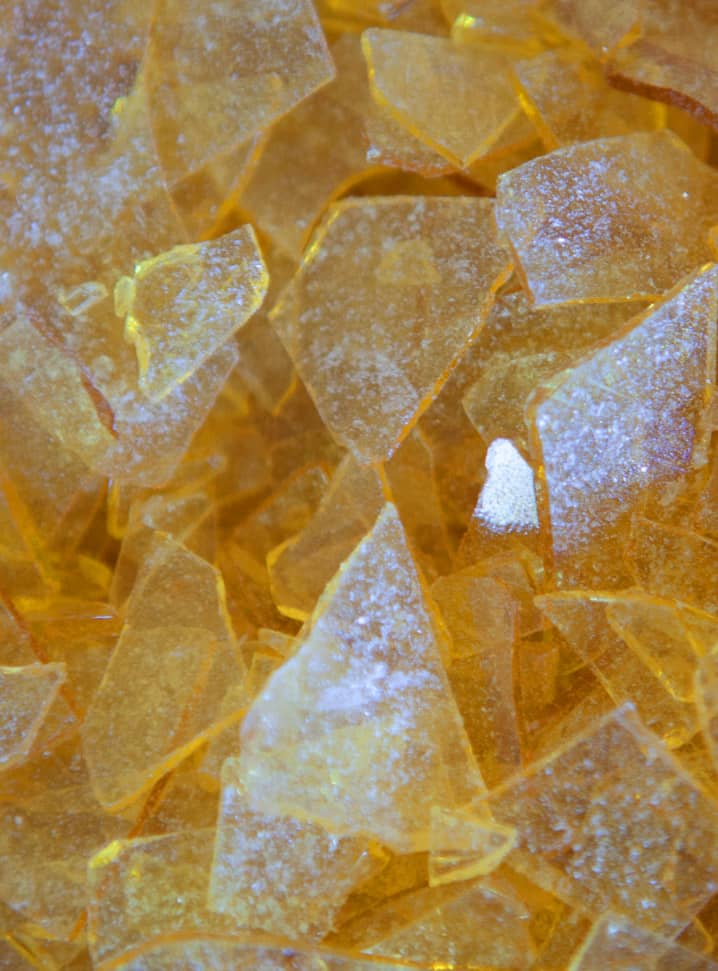 Gum rosin blocks